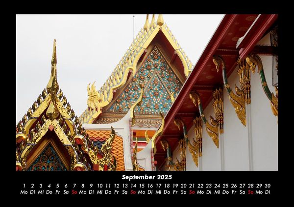 Produktbild: Tempel 2025 Fotokalender DIN A3