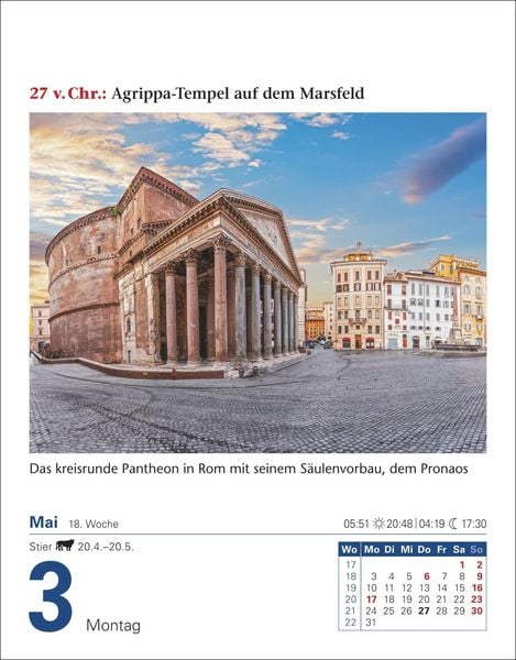 Produktbild: Abenteuer Geschichte Tagesabrei&szlig;kalender 2027 - Menschen, Ereignisse, Epochen - von den Anf&auml;ngen bis heute