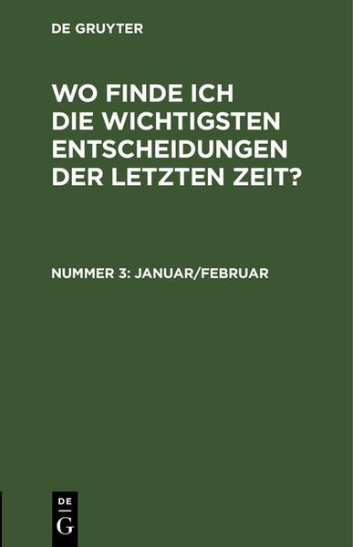 Produktbild: Januar/Februar