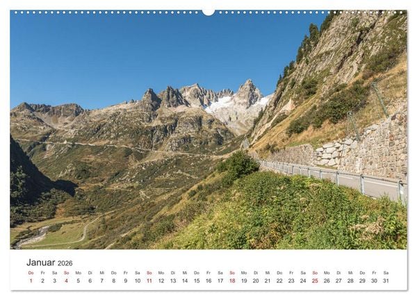Produktbild: Schweizer Alpenp&auml;sse (hochwertiger Premium Wandkalender 2026 DIN A2 quer), Kunstdruck in Hochglanz