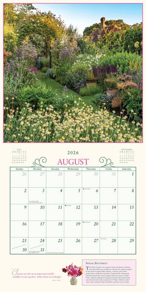 Produktbild: Secret Garden Wall Calendar 2026