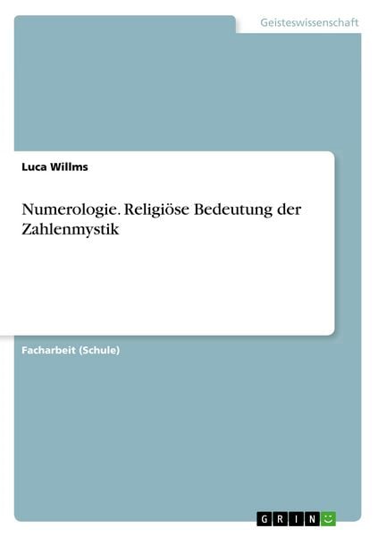 Produktbild: Numerologie. Religi&ouml;se Bedeutung der Zahlenmystik