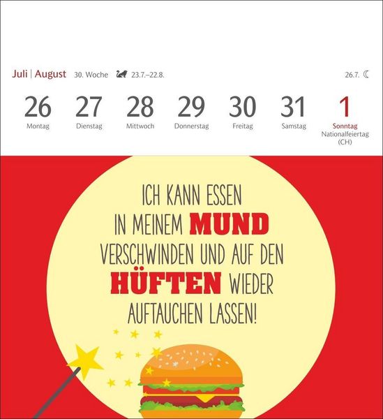 Produktbild: Der fette Vogel bricht den Ast Postkartenkalender 2027 - Wochenkalender - 53 Karten mit frechen Spr&uuml;chen