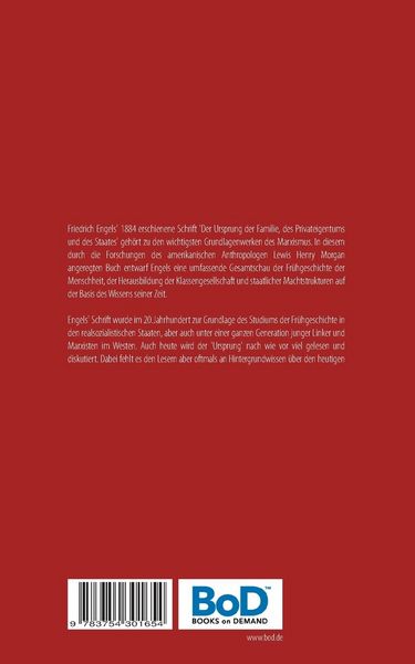 Produktbild: Friedrich Engels' 'Ursprung der Familie'