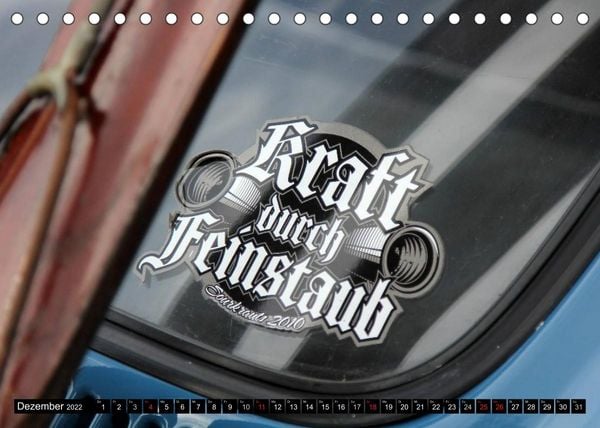 Produktbild: AUTO AUFKLEBER (Tischkalender 2022 DIN A5 quer)