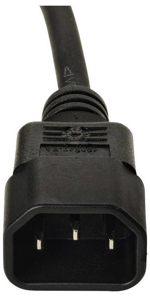 Produktbild: Sygonix SY-7154356 Strom Anschlusskabel Schwarz 1.80m