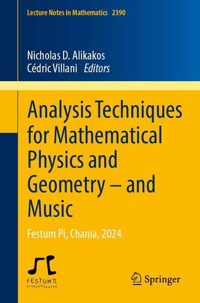 Produktbild: Analysis Techniques for Mathematical Physics and Geometry &ndash; and Music