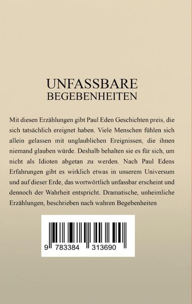 Produktbild: Unfassbare Begebenheiten