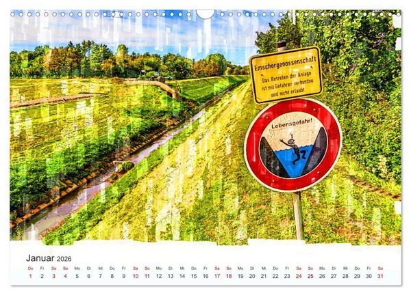 Produktbild: Ruhrpott Art (Wandkalender 2026 DIN A3 quer), CALVENDO Monatskalender