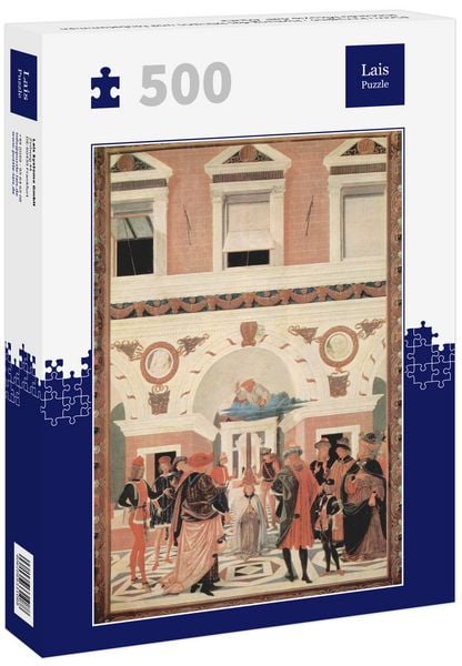Lais Puzzle Pietro Perugino - Heilung des blinden und taubstummen Riccardo Micuzio dall' Aquila 500 Teile