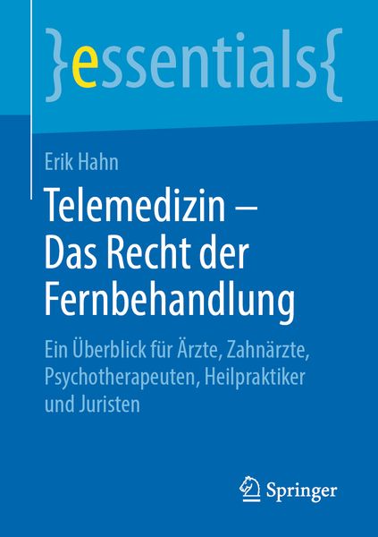 Produktbild: Telemedizin – Das Recht der Fernbehandlung