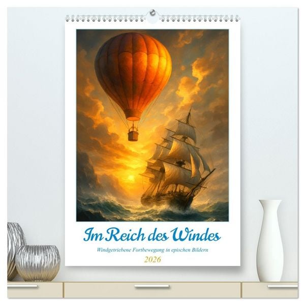 Produktbild: Im Reich des Windes (hochwertiger Premium Wandkalender 2026 DIN A2 hoch), Kunstdruck in Hochglanz