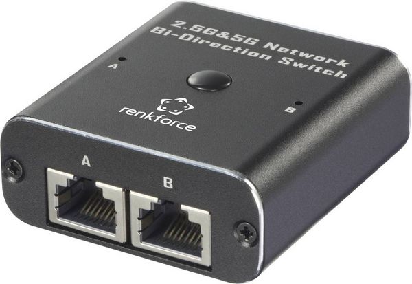 Produktbild: Renkforce RF-6736628 RF-EW-700 Netzwerk Switch RJ45 2 Port 5 GBit/s USB-Stromversorgung
