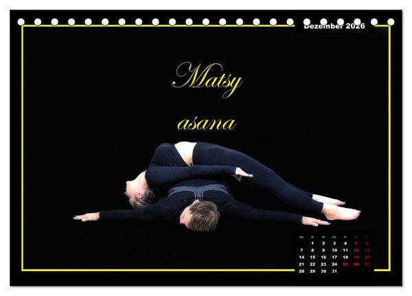 Produktbild: Yoga - Asana (Tischkalender 2026 DIN A5 quer), CALVENDO Monatskalender