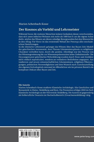 Produktbild: Der Kosmos als Vorbild und Lehrmeister