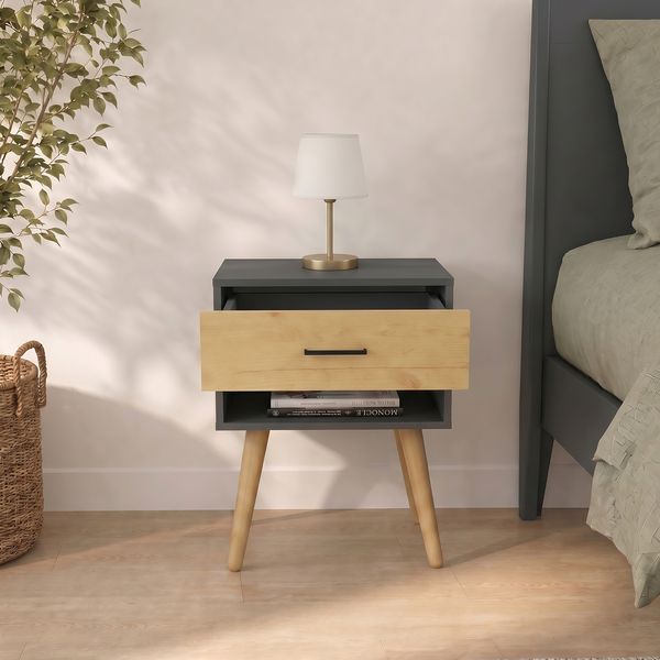Produktbild: Nachttisch mit Schublade 45x30x56 cm Singol XL