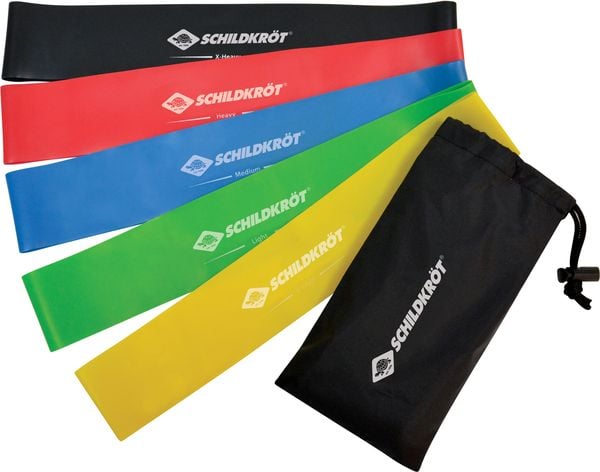 Produktbild: MINI RESISTANCE BANDS (5er Set) + Carrybag in 4C Box