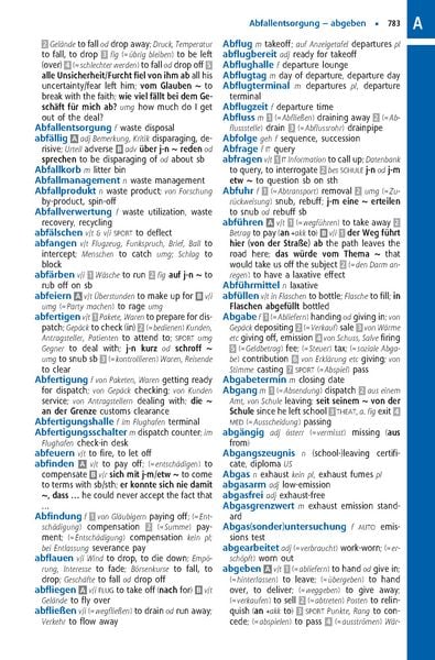 Produktbild: Langenscheidt Abitur-W&ouml;rterbuch Englisch Klausurausgabe