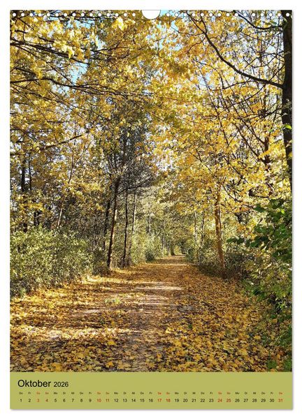 Produktbild: Momente des Herbstes (Wandkalender 2026 DIN A3 hoch), CALVENDO Monatskalender