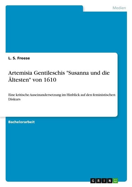 Produktbild: Artemisia Gentileschis "Susanna und die &Auml;ltesten" von 1610