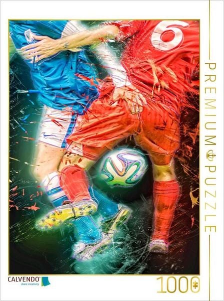 Produktbild: CALVENDO Puzzle Fu&szlig;ball 1000 Teile Lege-Gr&ouml;&szlig;e 480 x 640 cm Foto-Puzzle Bild von Peter Roder