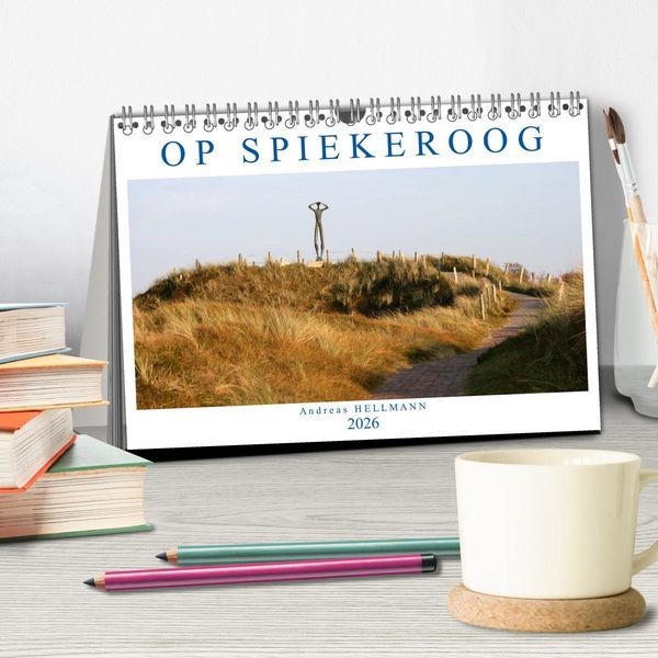 Produktbild: OP SPIEKEROOG (Tischkalender 2026 DIN A5 quer), CALVENDO Monatskalender