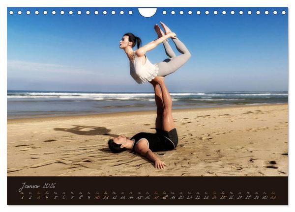 Produktbild: YogaPaare (Wandkalender 2026 DIN A4 quer), CALVENDO Monatskalender