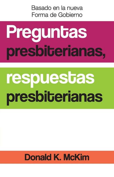 Produktbild: Presbyterian Questions, Presbyterian Answers, Spanish Edition