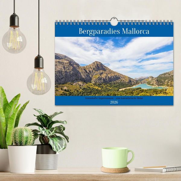 Produktbild: Bergparadies Mallorca (Wandkalender 2026 DIN A4 quer), CALVENDO Monatskalender