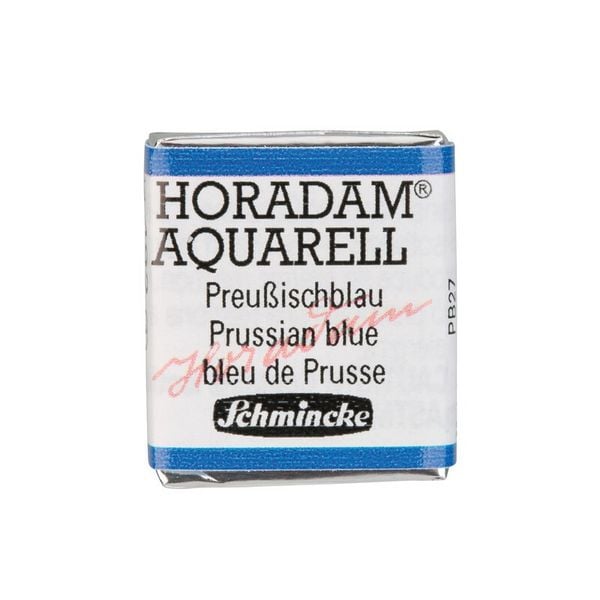 Produktbild: Schmincke Horadam Aquarell 1/2 N&auml;pfchen, Preu&szlig;ischblau