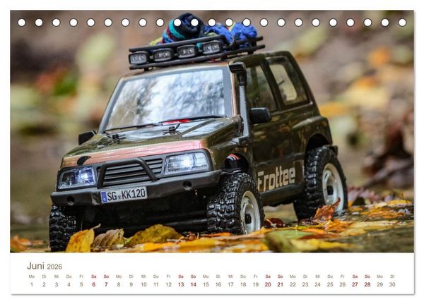Produktbild: Where your RC Adventure begins! (Tischkalender 2026 DIN A5 quer), CALVENDO Monatskalender