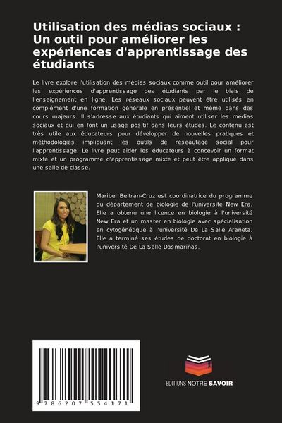 Produktbild: Utilisation des m&eacute;dias sociaux : Un outil pour am&eacute;liorer les exp&eacute;riences d'apprentissage des &eacute;tudiants