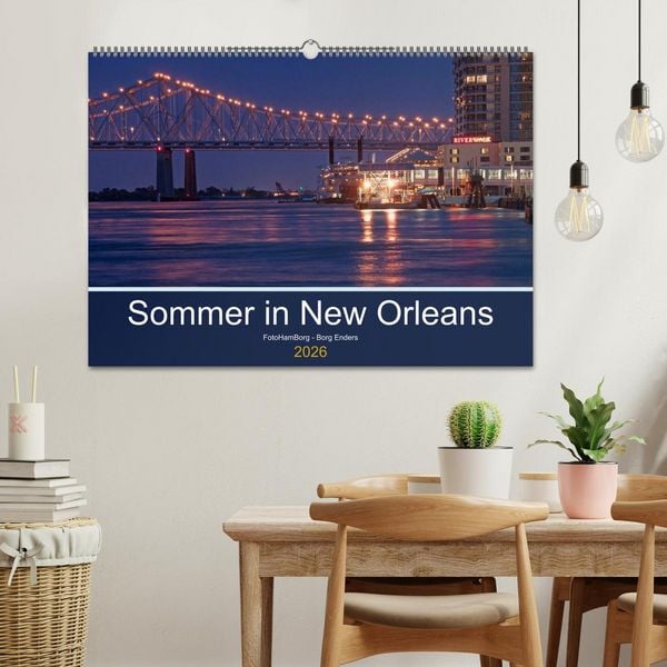 Produktbild: Sommer in New Orleans (Wandkalender 2026 DIN A2 quer), CALVENDO Monatskalender