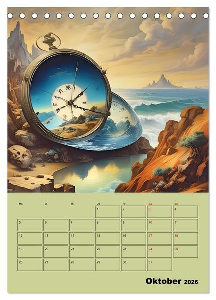 Produktbild: Surreale Fantasiewelten (Tischkalender 2026 DIN A5 hoch), CALVENDO Monatskalender