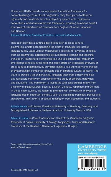 Produktbild: Cross-Cultural Pragmatics