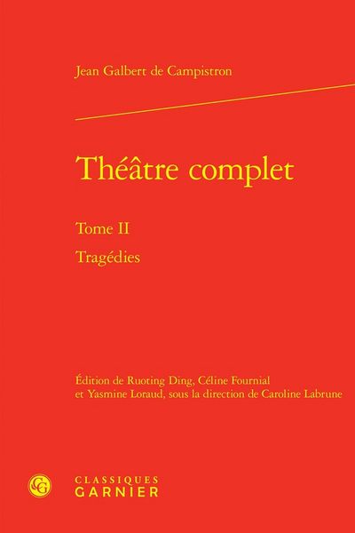 Produktbild: Theatre Complet. Tome II - Tragedies