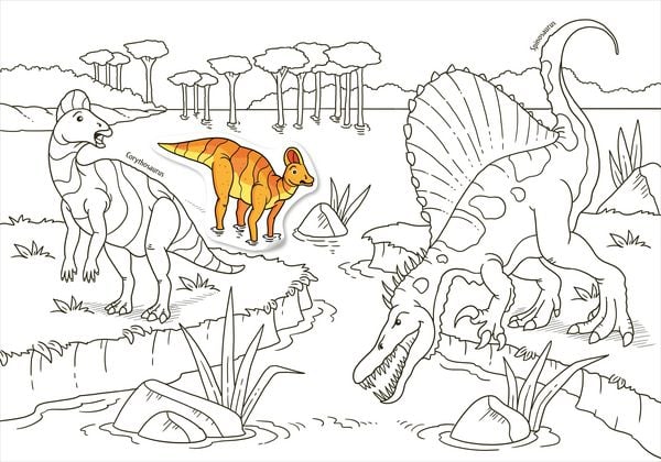 Produktbild: Mein Sticker-Malbuch. Dinosaurier