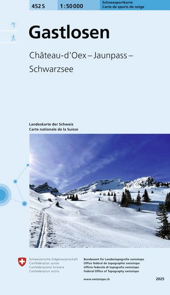 Produktbild: 452S Gastlosen Schneesportkarte