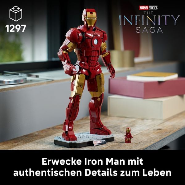 Produktbild: LEGO 76344 Marvel Iron Man Mark 3 Sammleredition, Spielset mit Figuren