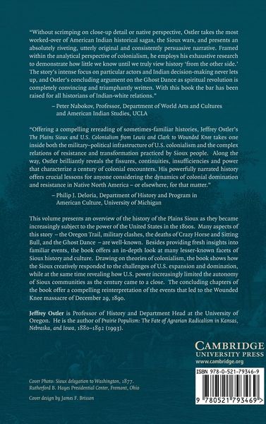 Produktbild: The Plains Sioux and U.S. Colonialism from Lewis and Clark to Wounded Knee