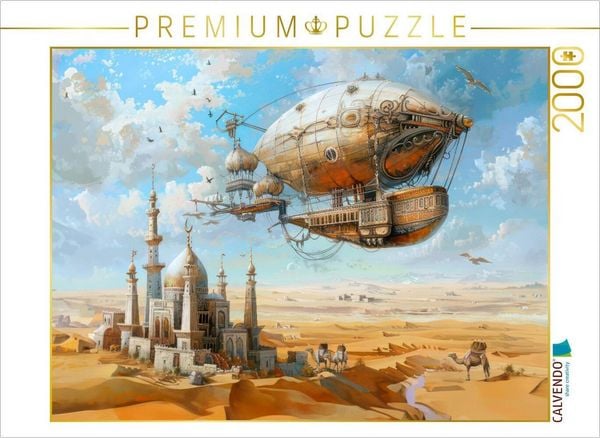 Produktbild: CALVENDO Puzzle Steampunk-Luftschiffe | 2000 Teile Lege-Gr&ouml;&szlig;e 90x67cm Foto-Puzzle f&uuml;r gl&uuml;ckliche Stunden