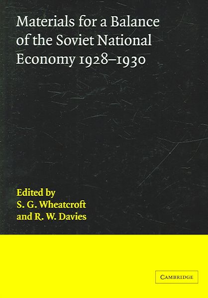 Produktbild: Materials for a Balance of the Soviet National Economy, 1928 1930