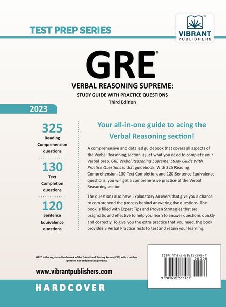 Produktbild: GRE Verbal Reasoning Supreme