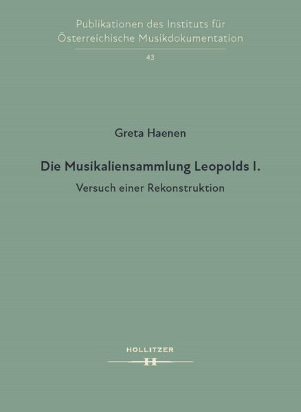 Produktbild: Die Musikaliensammlung Leopolds I.