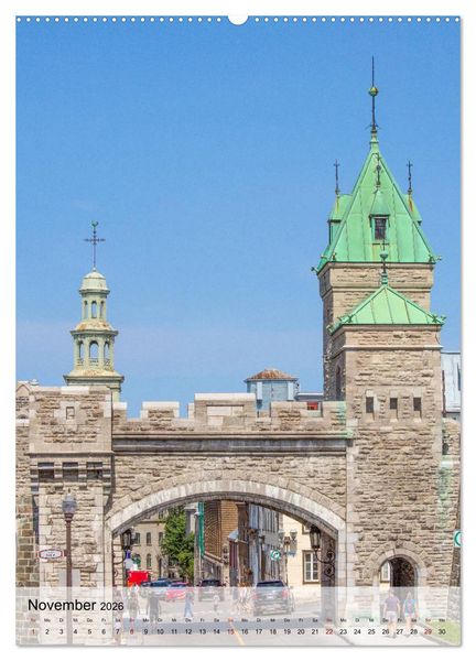 Produktbild: Kanada Quebec - Historisches Quebec (hochwertiger Premium Wandkalender 2026 DIN A2 hoch), Kunstdruck in Hochglanz