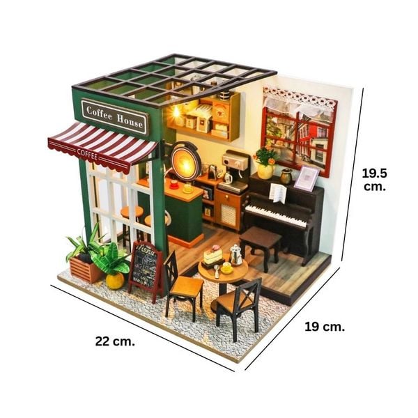 Produktbild: Book Nook DIY B&uuml;cherecke Nachmittagskaffee Caf&eacute;