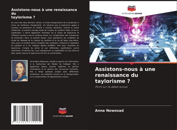 Produktbild: Assistons-nous &agrave; une renaissance du taylorisme ?