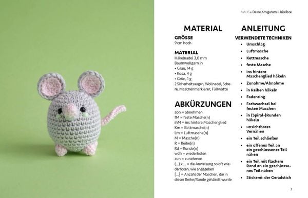 Produktbild: Cozy Crochet &ndash; Deine Amigurumi-H&auml;kelbox: Maus