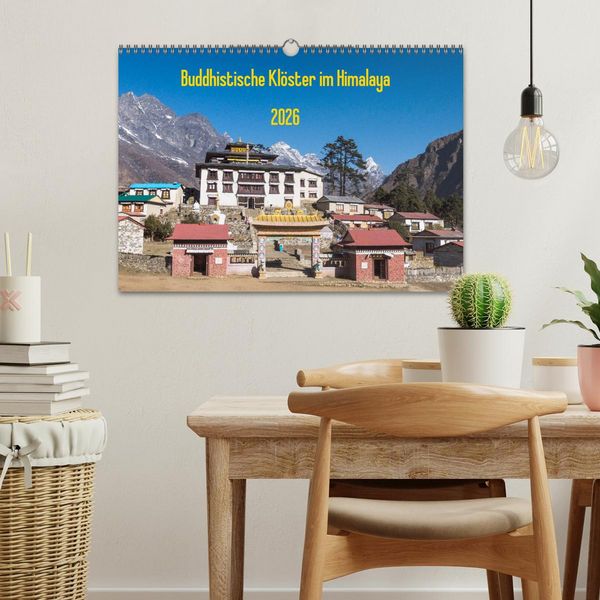 Produktbild: Buddhistische Kl&ouml;ster im Himalaya (Wandkalender 2026 DIN A3 quer), CALVENDO Monatskalender
