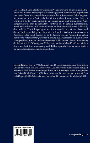 Produktbild: Hermann Hesse-Handbuch